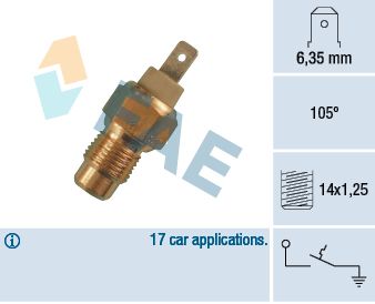 Temperature Switch, coolant warning lamp FAE 35170