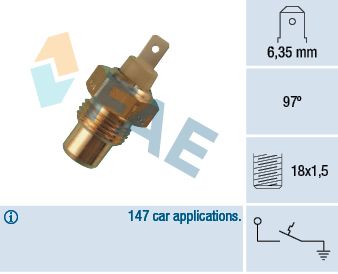 Temperature Switch, coolant warning lamp FAE 35210