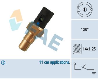 Temperature Switch, coolant warning lamp FAE 35750