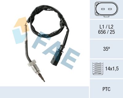 Sensor, exhaust gas temperature FAE 68001