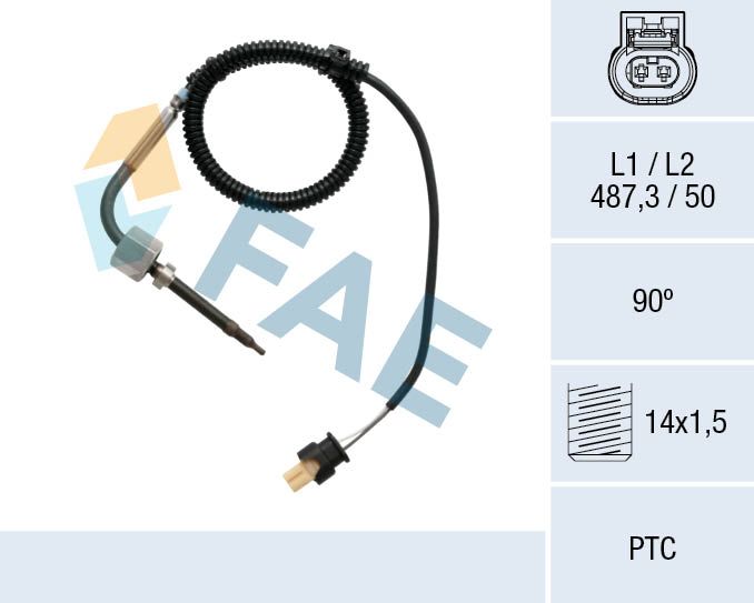 FAE 68015 Sensor, exhaust gas temperature