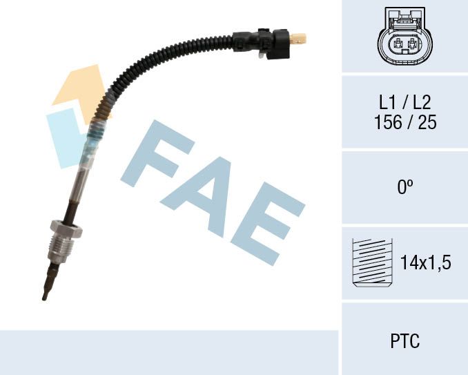 FAE 68051 Sensor, exhaust gas temperature