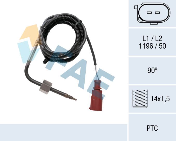 FAE 68062 Sensor, exhaust gas temperature