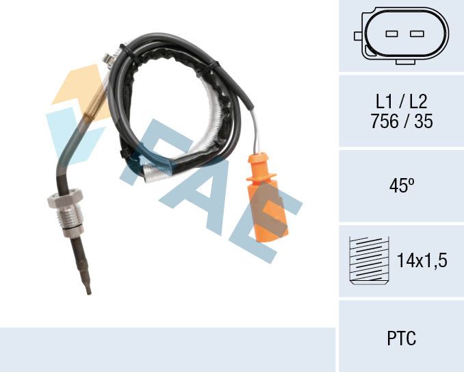 FAE 68064 Sensor, exhaust gas temperature