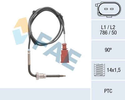 Sensor, exhaust gas temperature FAE 68068