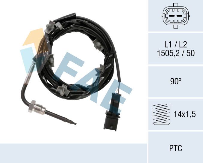 FAE 68088 Sensor, exhaust gas temperature