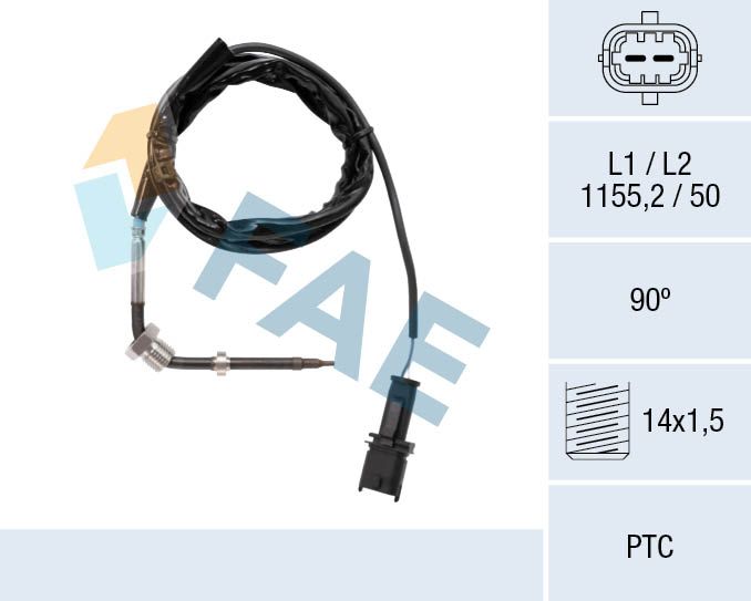 FAE 68123 Sensor, exhaust gas temperature