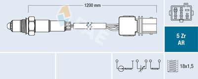 Lambda Sensor FAE 75005