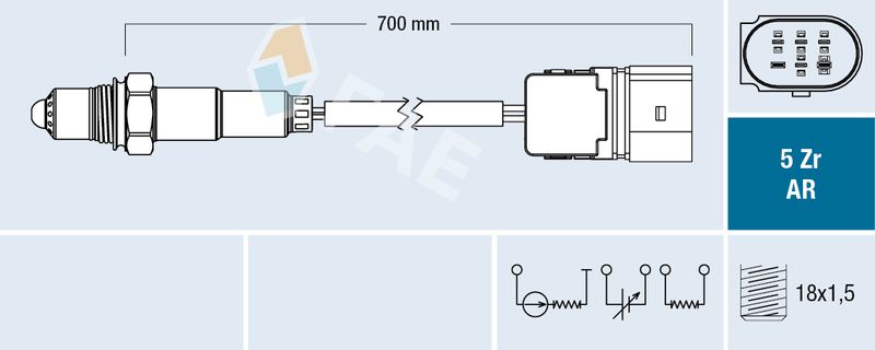 FAE 75014 Lambda Sensor