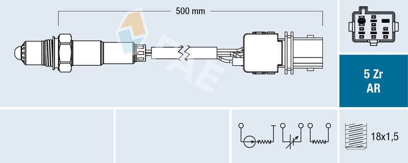 FAE 75018 Lambda Sensor