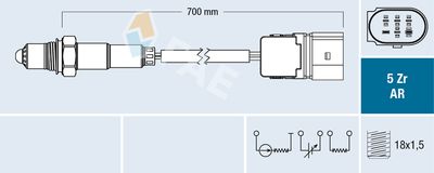 Lambda Sensor FAE 75019