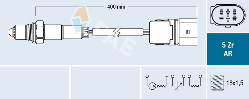 FAE 75020 Lambda Sensor