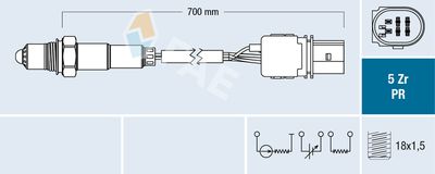 Lambda Sensor FAE 75034