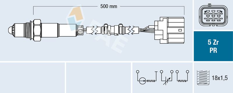 FAE 75049 Lambda Sensor