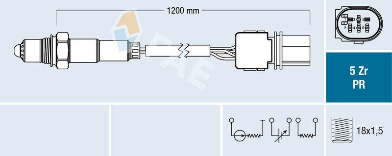 FAE 75050 Lambda Sensor