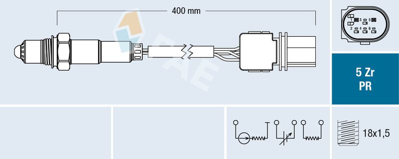 FAE 75061 Lambda Sensor