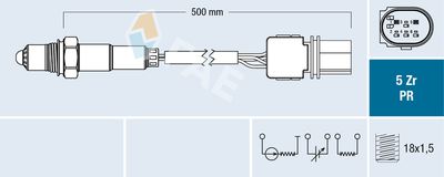 Lambda Sensor FAE 75080