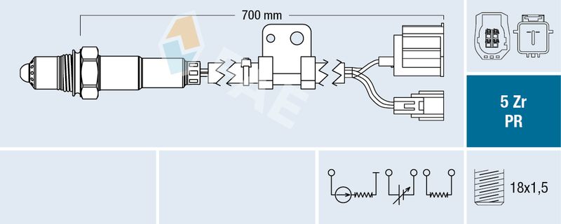 FAE 75088 Lambda Sensor