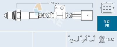 Lambda Sensor FAE 75090