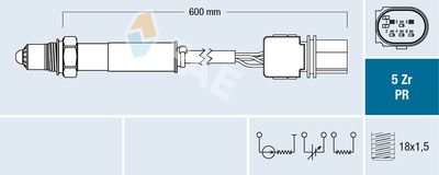 Lambda Sensor FAE 75109