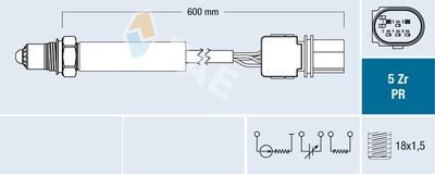 Lambda Sensor FAE 75111