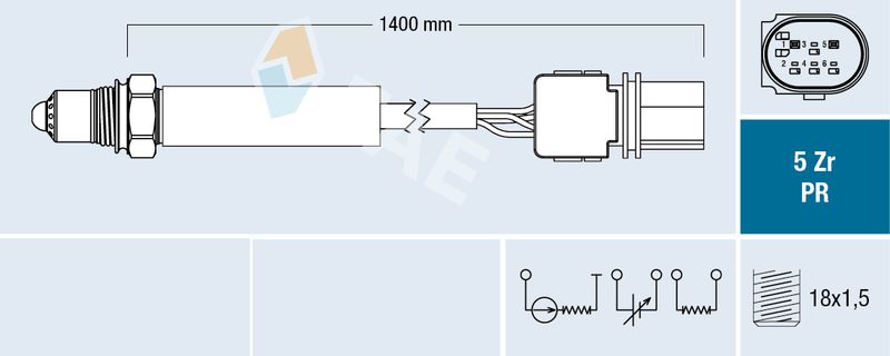 FAE 75113 Lambda Sensor