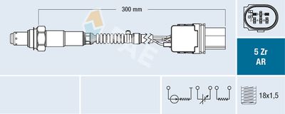 Lambda Sensor FAE 75115