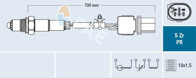 Lambda Sensor FAE 75150