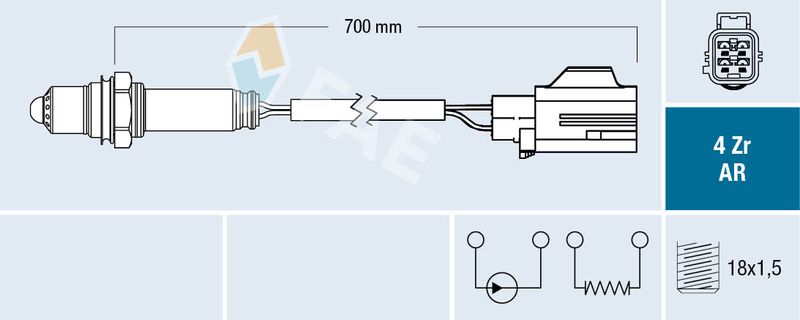 FAE 75614 Lambda Sensor