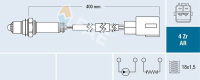 Lambda Sensor FAE 75617