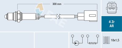 Lambda Sensor FAE 75621