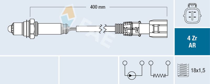 FAE 75639 Lambda Sensor