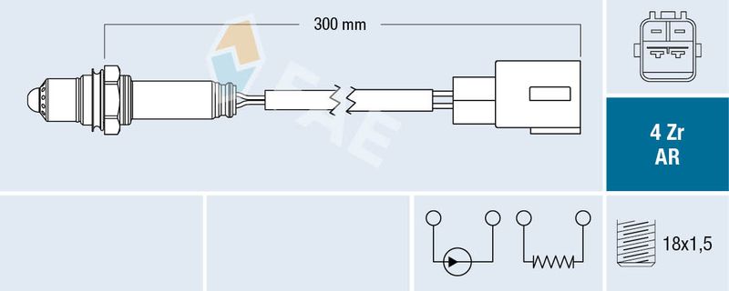 FAE 75659 Lambda Sensor