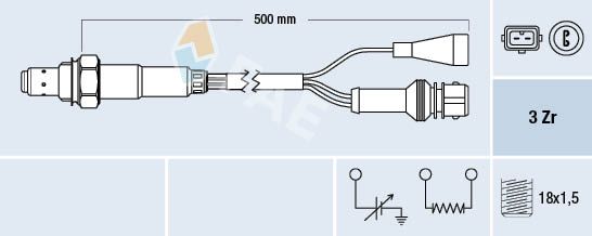 FAE 77105 Lambda Sensor