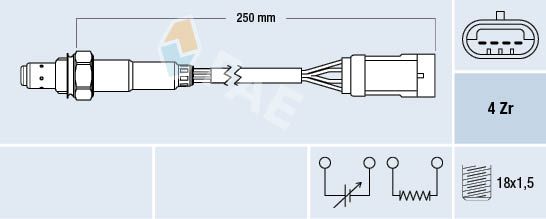 FAE 77151 Lambda Sensor