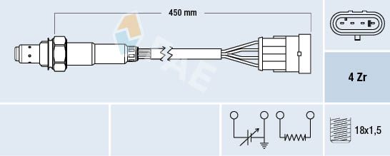 FAE 77159 Lambda Sensor