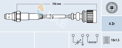 Lambda Sensor FAE 77176