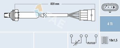 Lambda Sensor FAE 77184