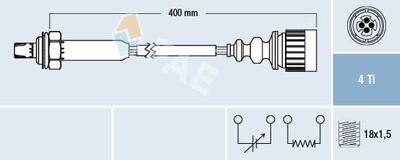 Lambda Sensor FAE 77187