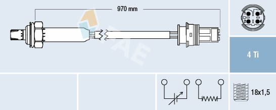 FAE 77190 Lambda Sensor