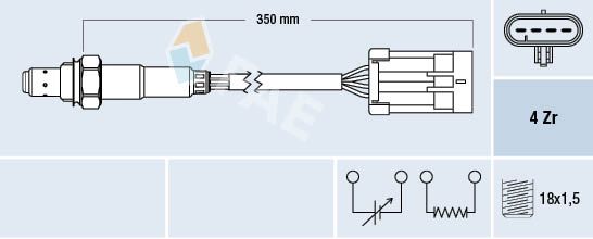 FAE 77195 Lambda Sensor