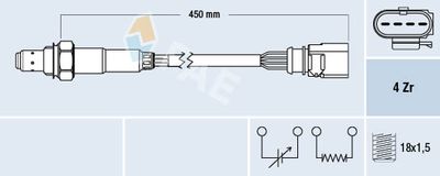 Lambda Sensor FAE 77198