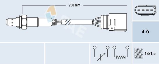 FAE 77205 Lambda Sensor