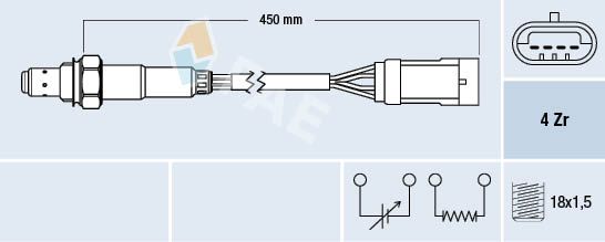 FAE 77207 Lambda Sensor