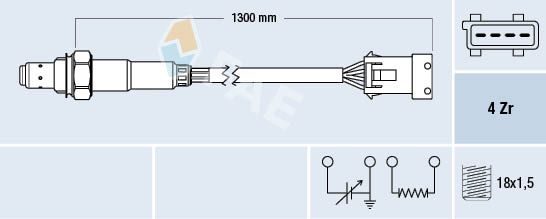 FAE 77210 Lambda Sensor