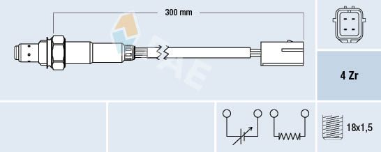 FAE 77213 Lambda Sensor