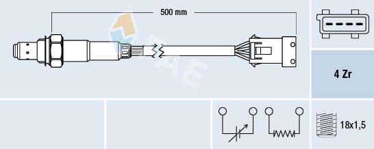 FAE 77232 Lambda Sensor