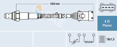 Lambda Sensor FAE 77236