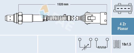 FAE 77242 Lambda Sensor