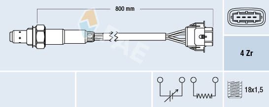 FAE 77247 Lambda Sensor